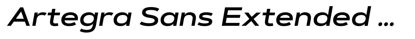 Artegra Sans Extended SemiBold Italic